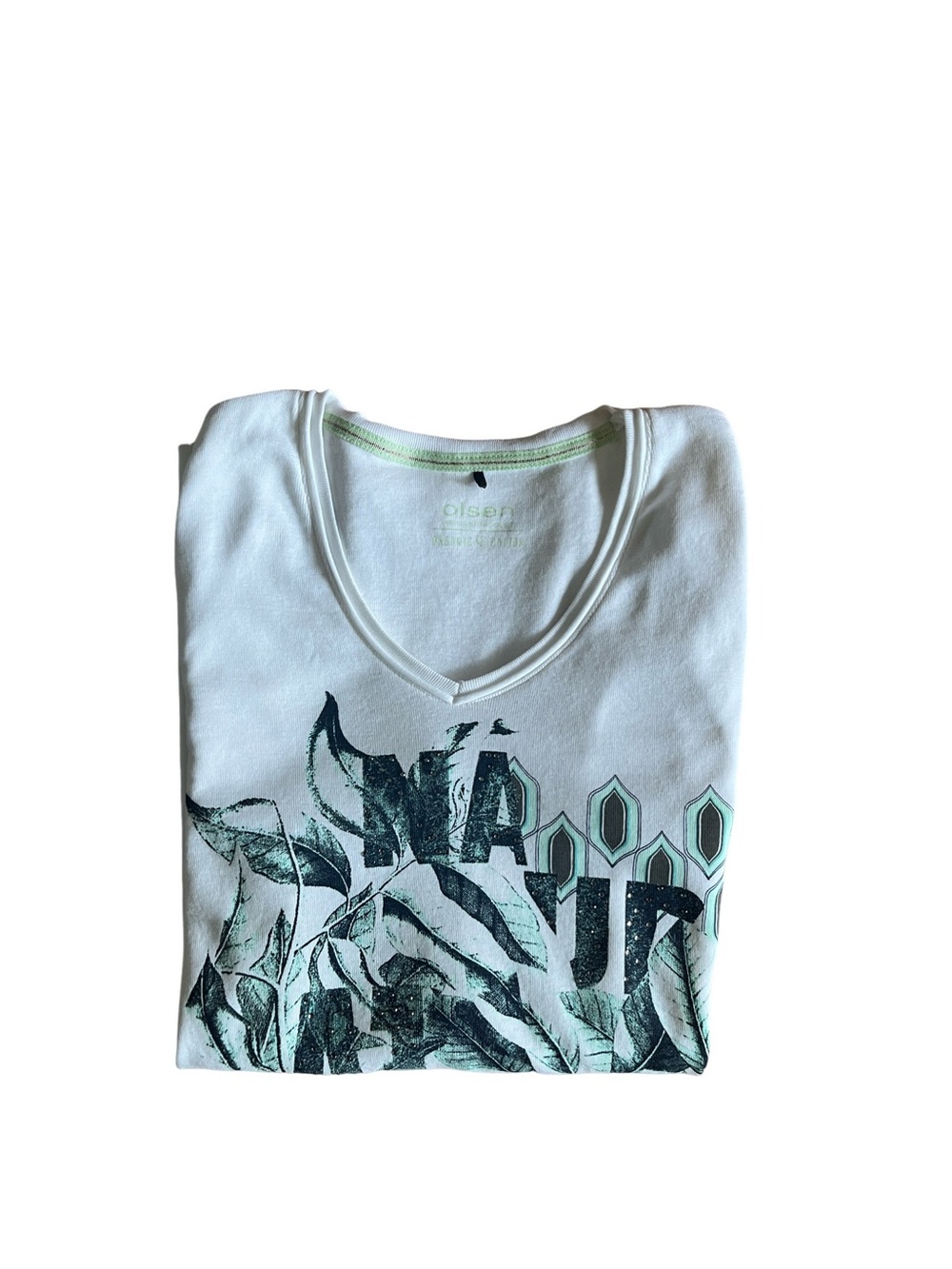Olsen 100% Organic Cotton 34 length sleeve top